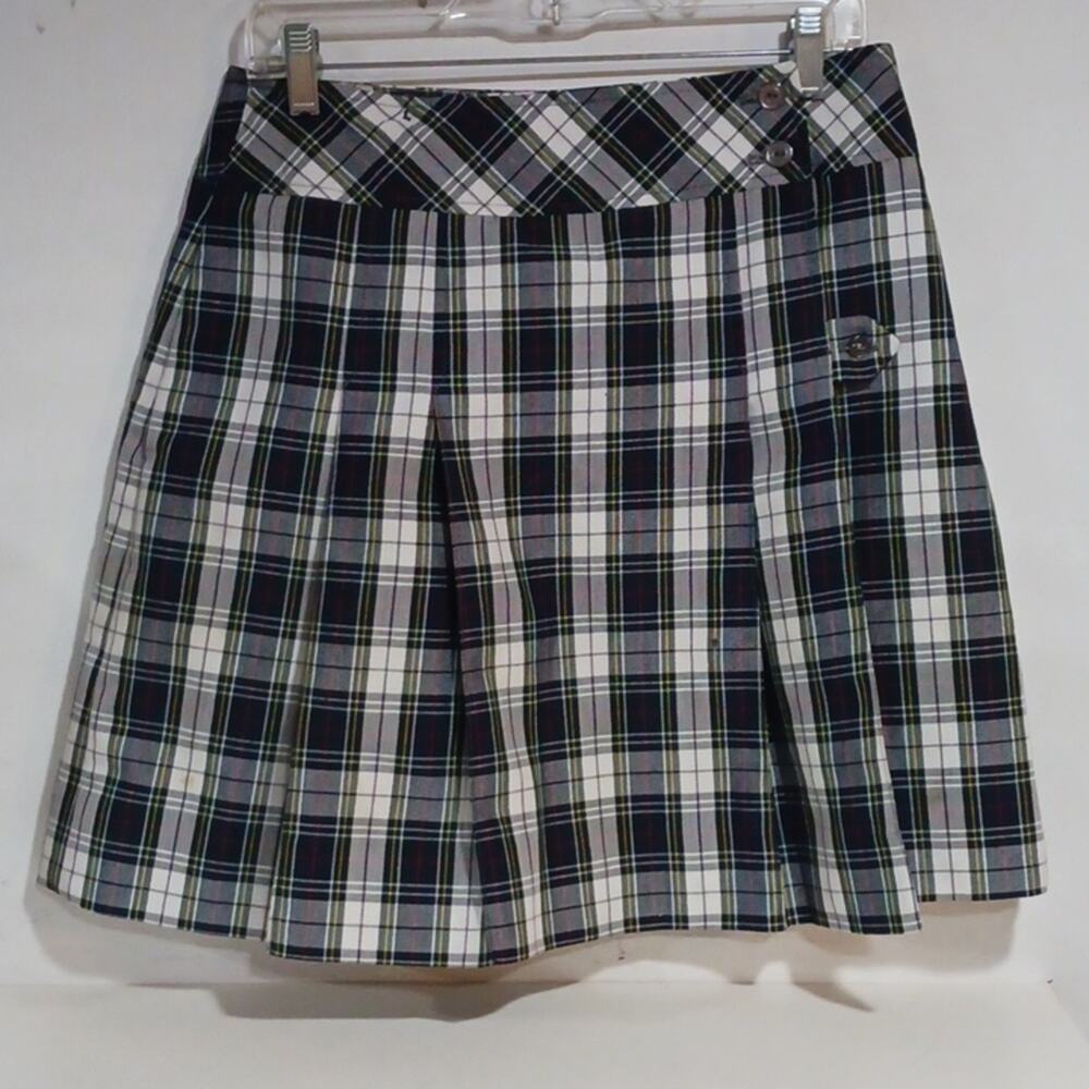 School Belles Uniform Plaid School Girl skirt size 10x